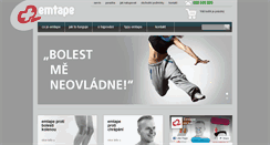 Desktop Screenshot of emtape.cz